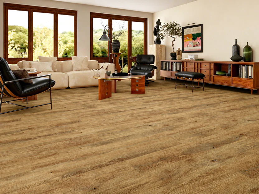 Amber Oak – 7.5mm SPC Hybrid Flooring (1.4m² per Box)
