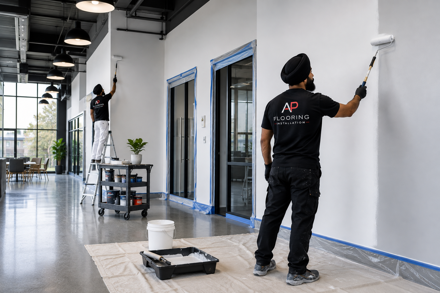 apflooring commercial painting