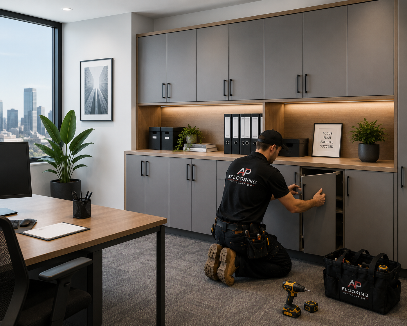 apflooring installation office